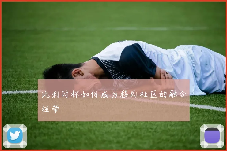 比利时杯如何成为移民社区的融合纽带